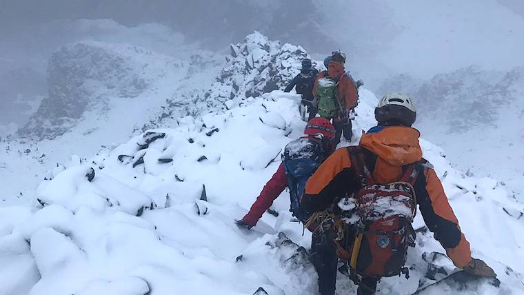 Kamal Kamali climbing Mont Blanc