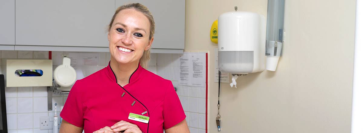 Hygienist in Elgin Dental Care surgery